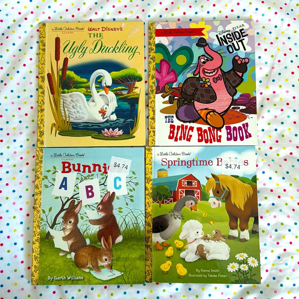Two New and two EUC “A Little Golden Book” books